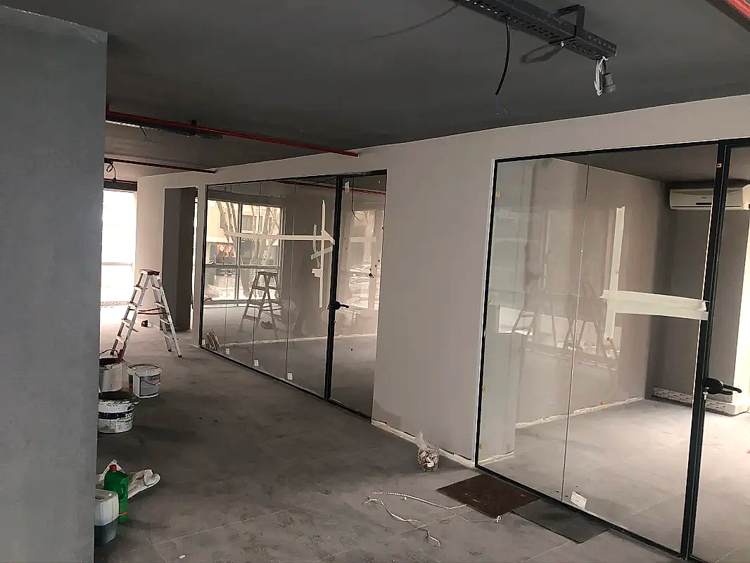 Ekoline Sistem Hoppe Kapılı Cam Bölme