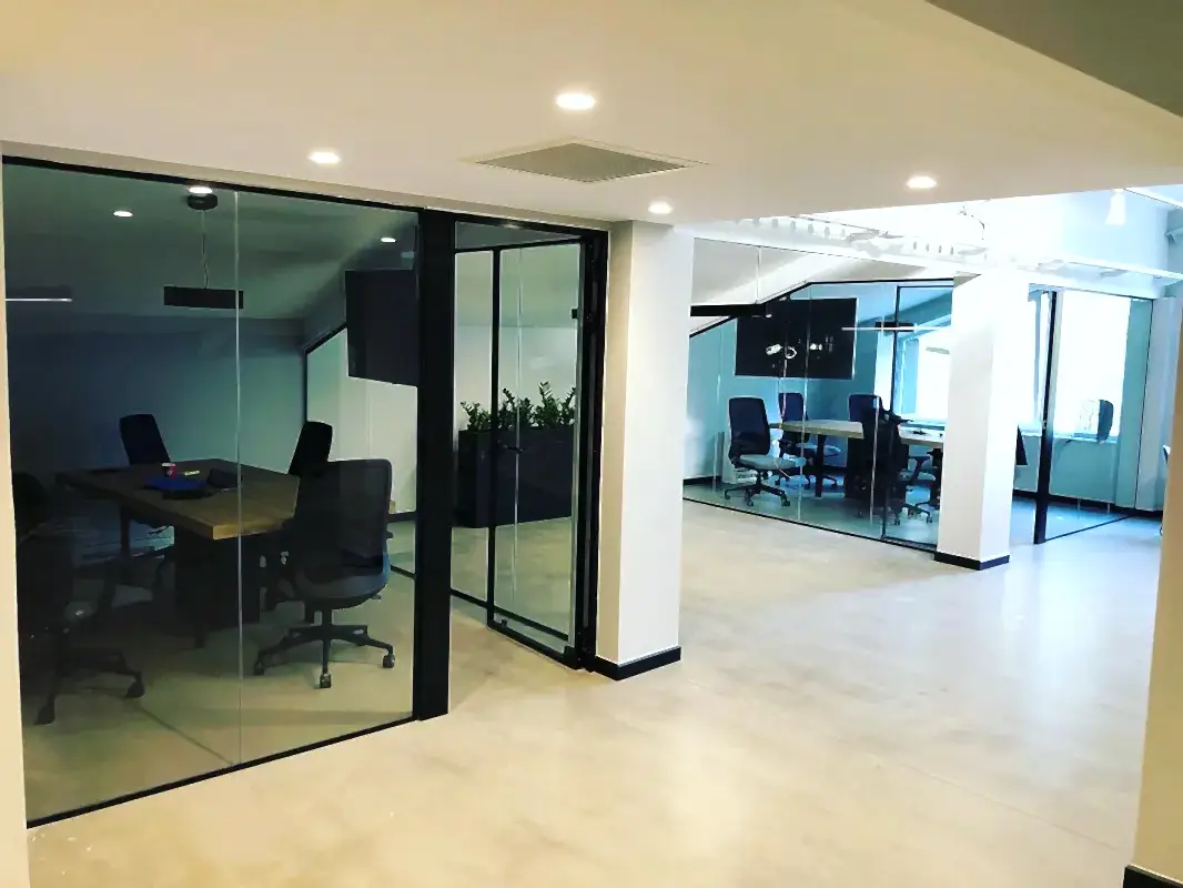 Ekoline Sistem Hoppe Kapılı Cam Bölme