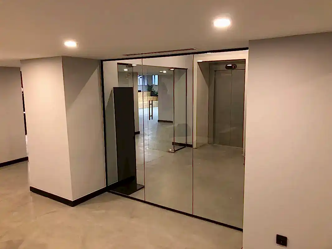 Ekoline Sistem Hoppe Kapılı Cam Bölme