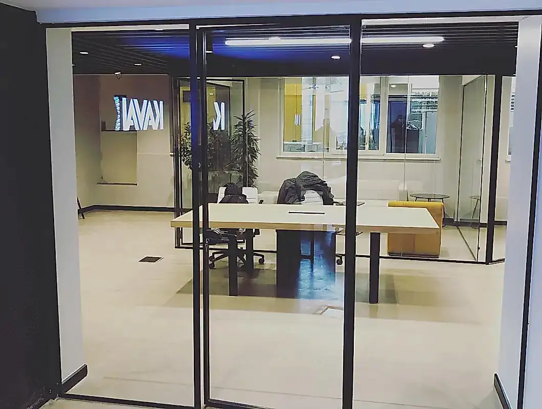 Ekoline Sistem Hoppe Çerçeveli Cam Bölme