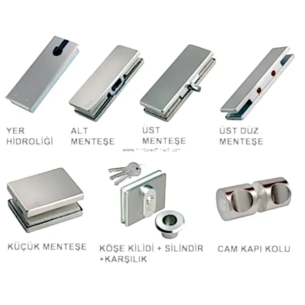 Kale Cam Kapı Hidrolik Sistemleri ve Paslanmaz Çelik Aksesuarlar