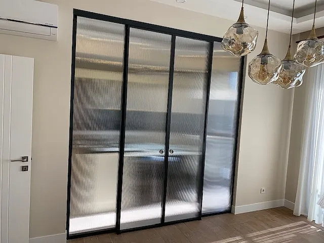 Camdizayn sürgülü cam kapı modelleri